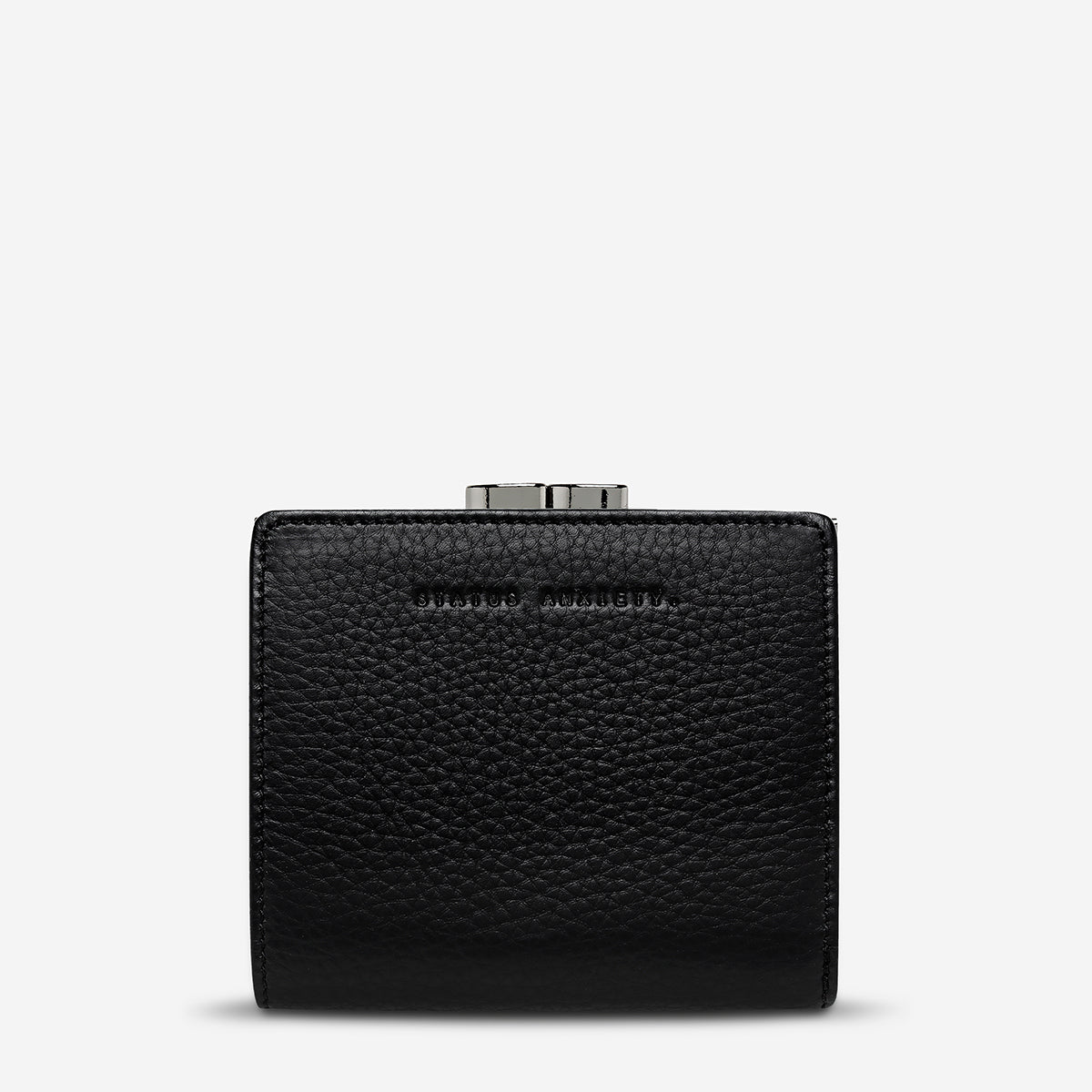 As You Were Women's Black Leather Purse | Status Anxiety®