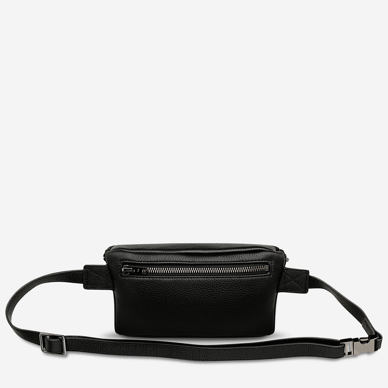 Status Anxiety Best Lies Women's Leather Bum Bag Black