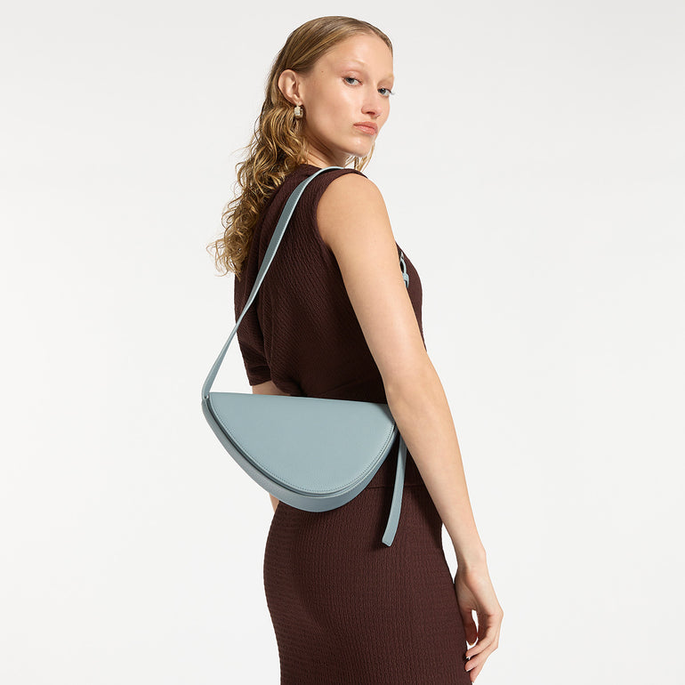 Status Anxiety Ethereal Women's Leather Crossbody Bag Powder Blue