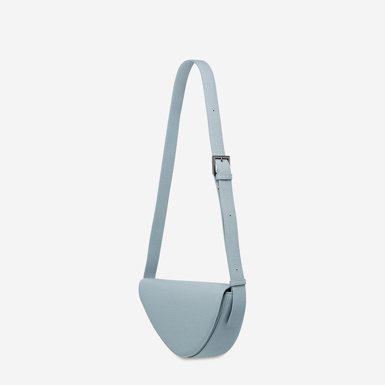 Status Anxiety Ethereal Women's Leather Crossbody Bag Powder Blue