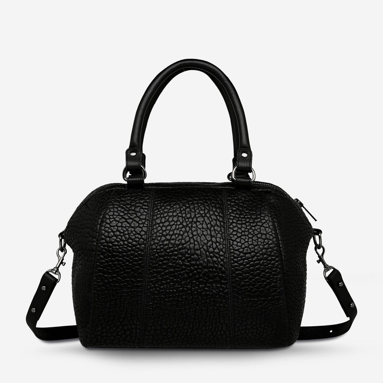 Status Anxiety Force Of Being Women's Leather Handbag Black Bubble