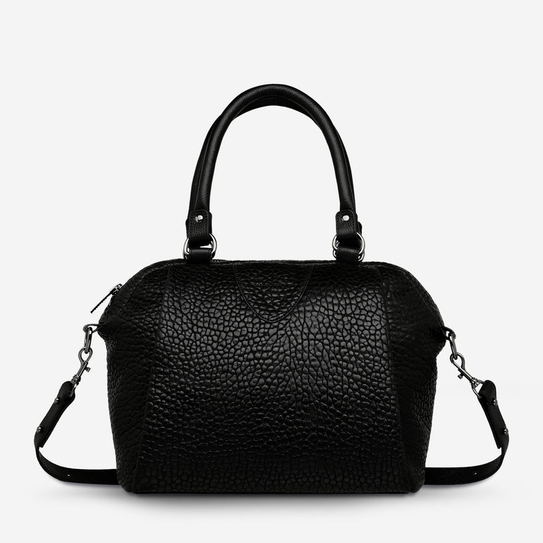 Status Anxiety Force Of Being Women's Leather Handbag Black Bubble