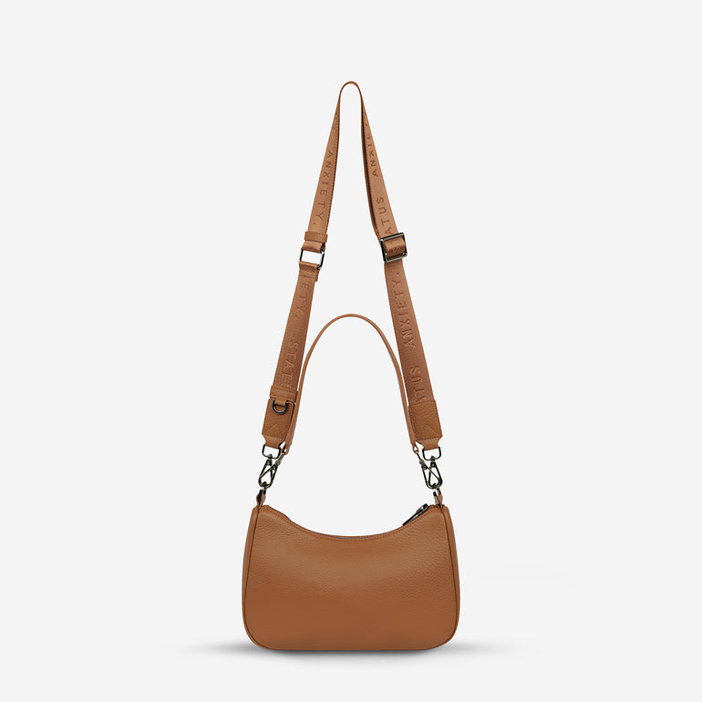 Status Anxiety Look Both Ways Handbag Camel