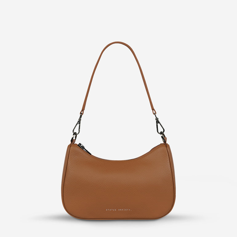 Status Anxiety Look Both Ways Handbag Camel