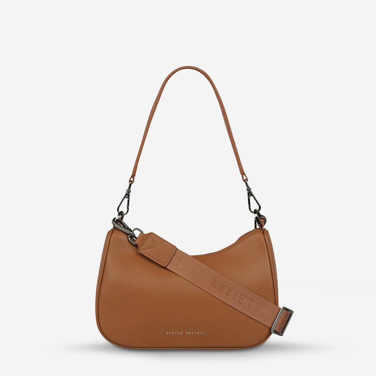 Status Anxiety Look Both Ways Handbag Camel