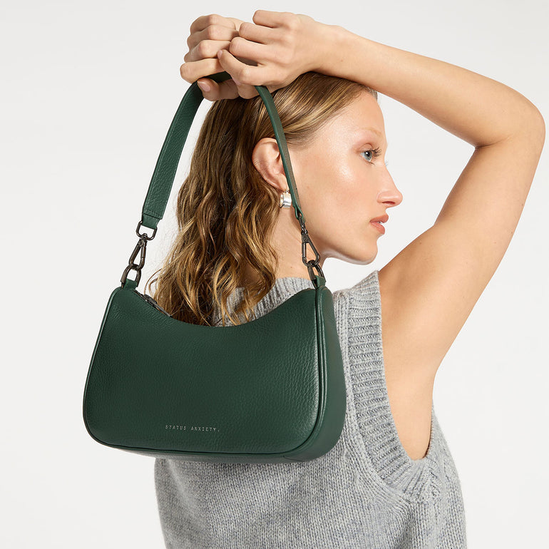 Status Anxiety Look Both Ways Handbag Green