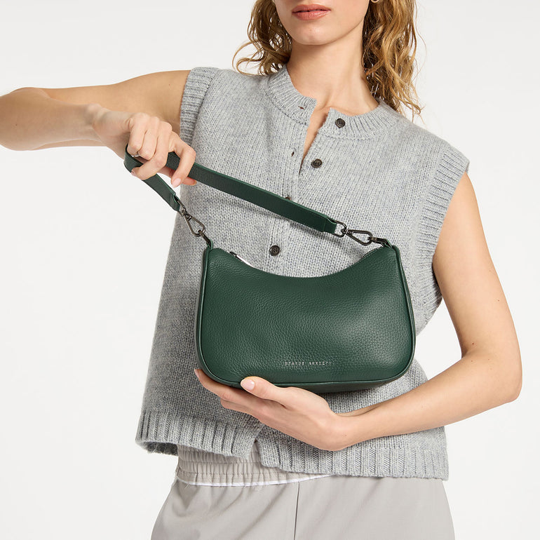 Status Anxiety Look Both Ways Handbag Green