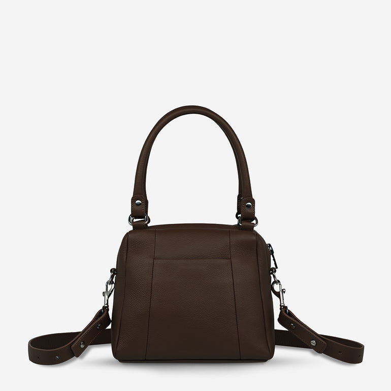 Status Anxiety Mini Mountains Women's Leather Handbag Cocoa