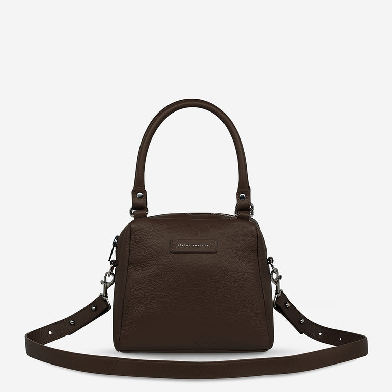 Status Anxiety Mini Mountains Women's Leather Handbag Cocoa