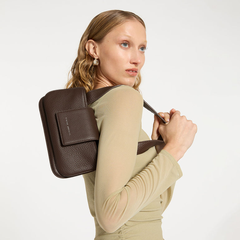 Status Anxiety New Beat Women's Leather Bag Cocoa