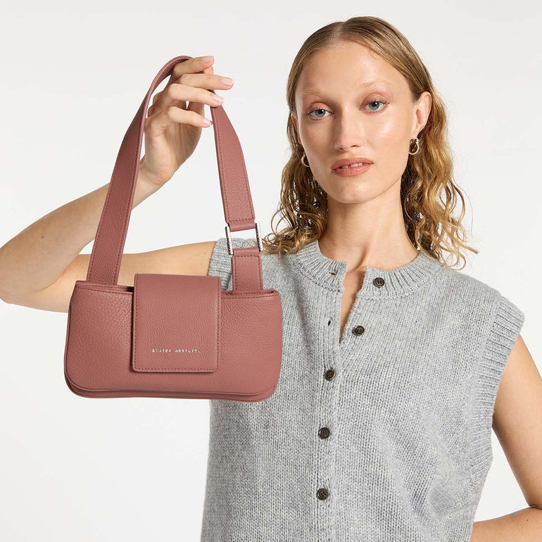 Status Anxiety New Beat Women's Leather Bag Dusty Rose