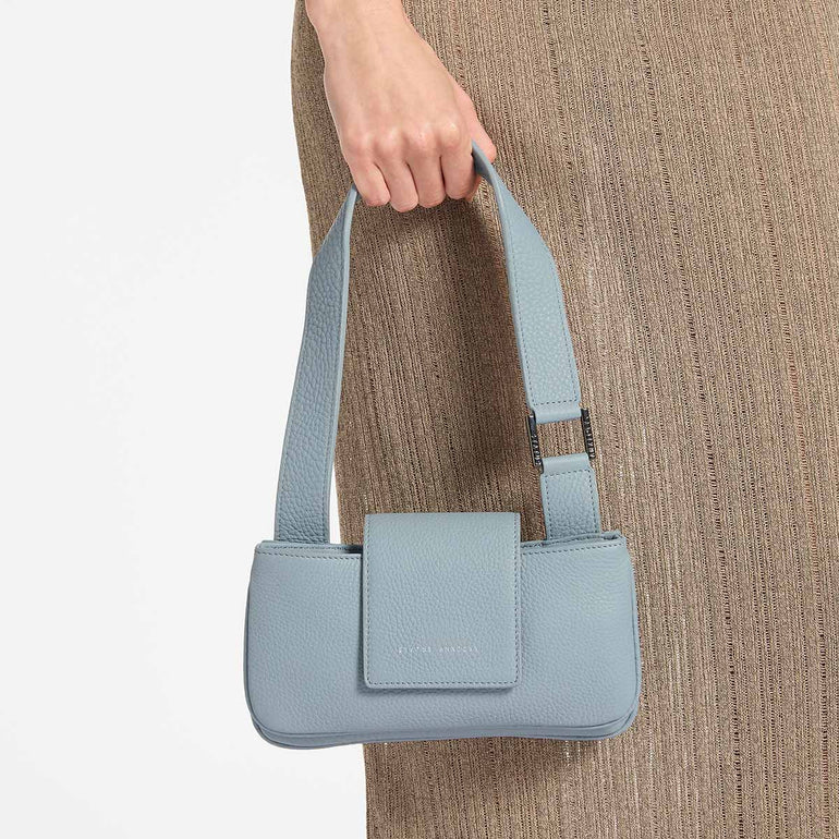 Status Anxiety New Beat Women's Leather Bag Powder Blue