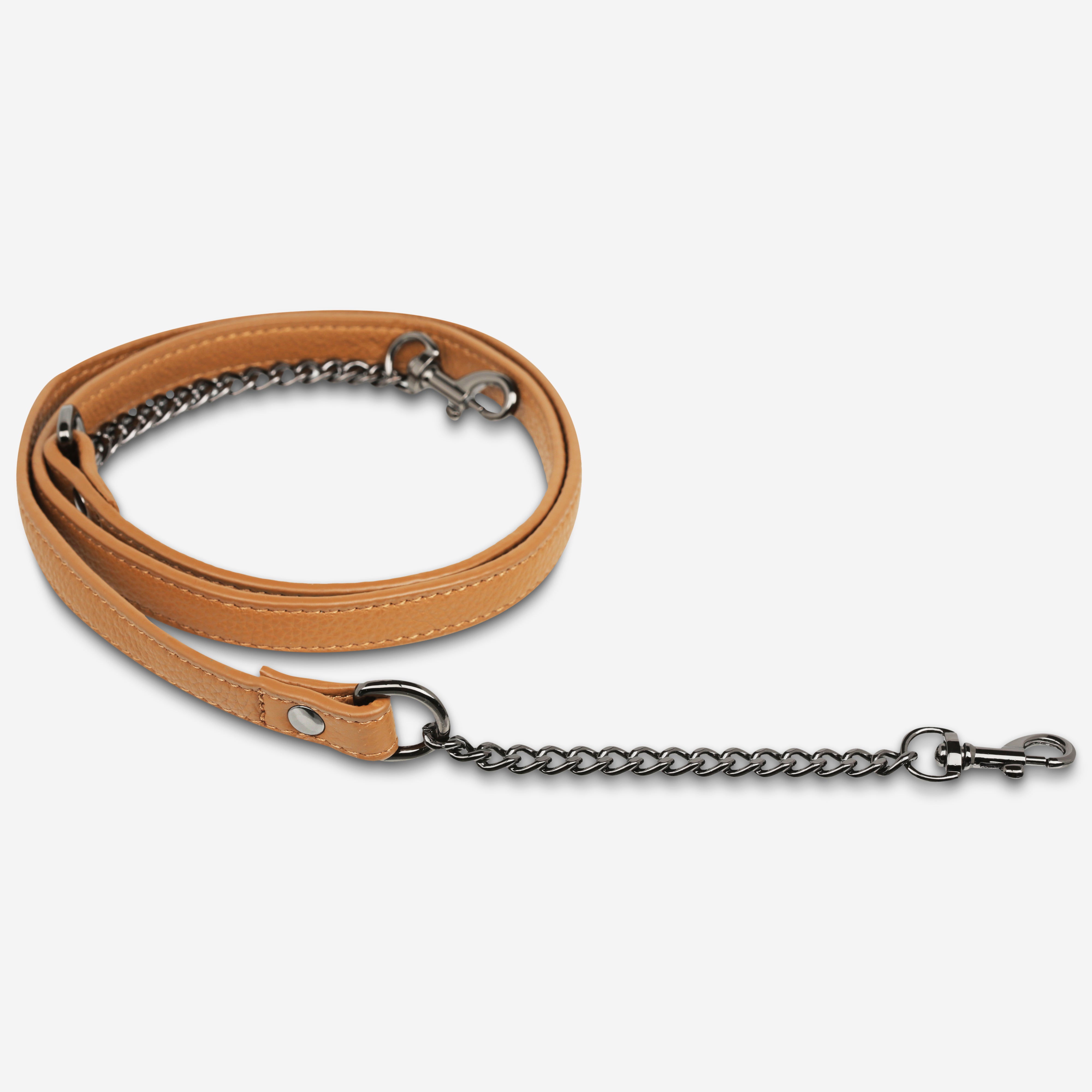 Chain leather strap sale