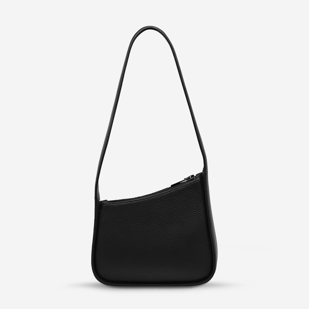 Phenomena Women's Black Leather Bag | Status Anxiety®
