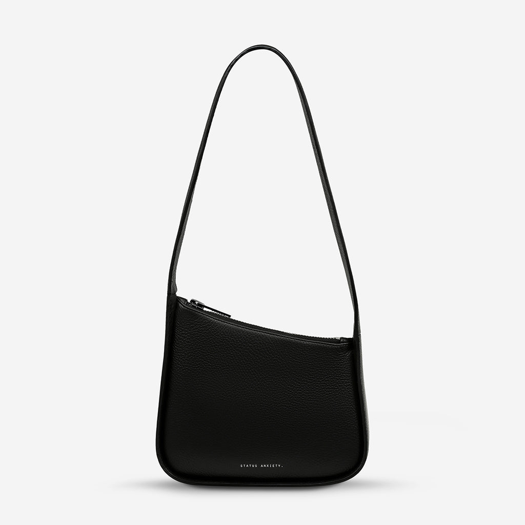 Phenomena Women's Black Leather Bag | Status Anxiety®