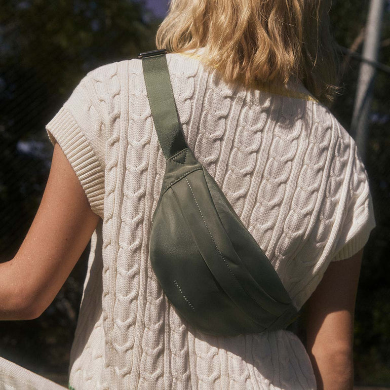 Recycled Status Anxiety Piper Bum Bag Olive