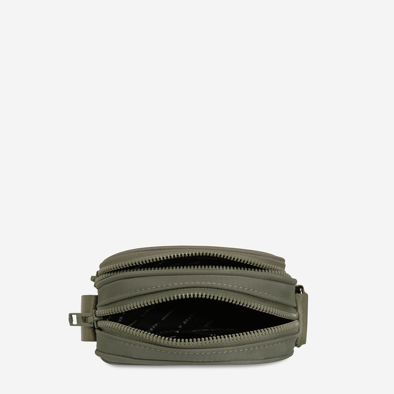 Recycled Status Anxiety Winnie Crossbody Bag Olive