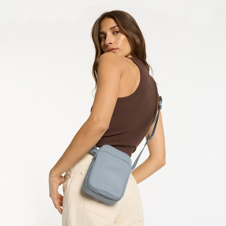 Recycled Status Anxiety Winnie Crossbody Bag Soft Blue