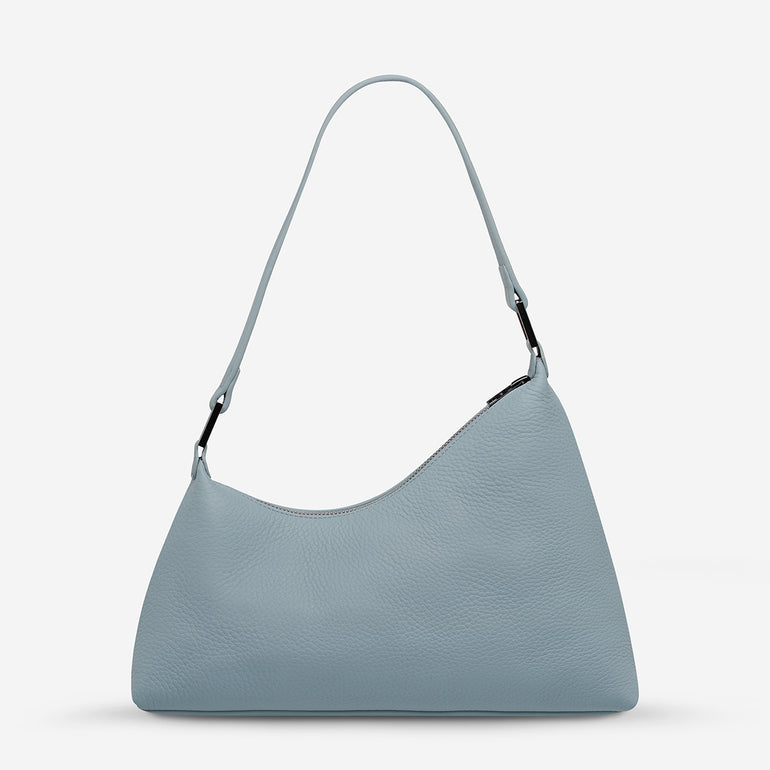 Status Anxiety Reverie Women's Leather Shoulder Bag Powder Blue