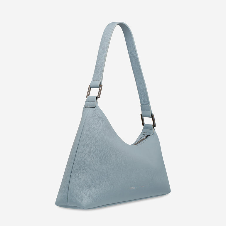 Status Anxiety Reverie Women's Leather Shoulder Bag Powder Blue