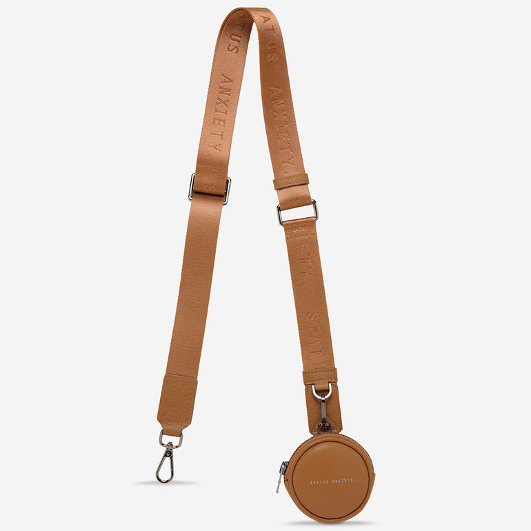 Status Anxiety Camel Thin Webbed Strap for Bags 