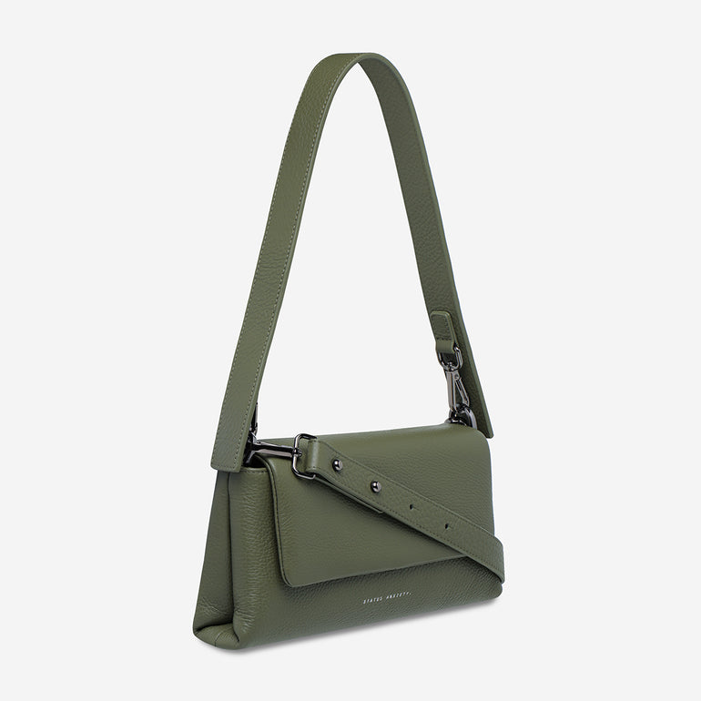 Status Anxiety Zenith Women’s Leather Bag Khaki