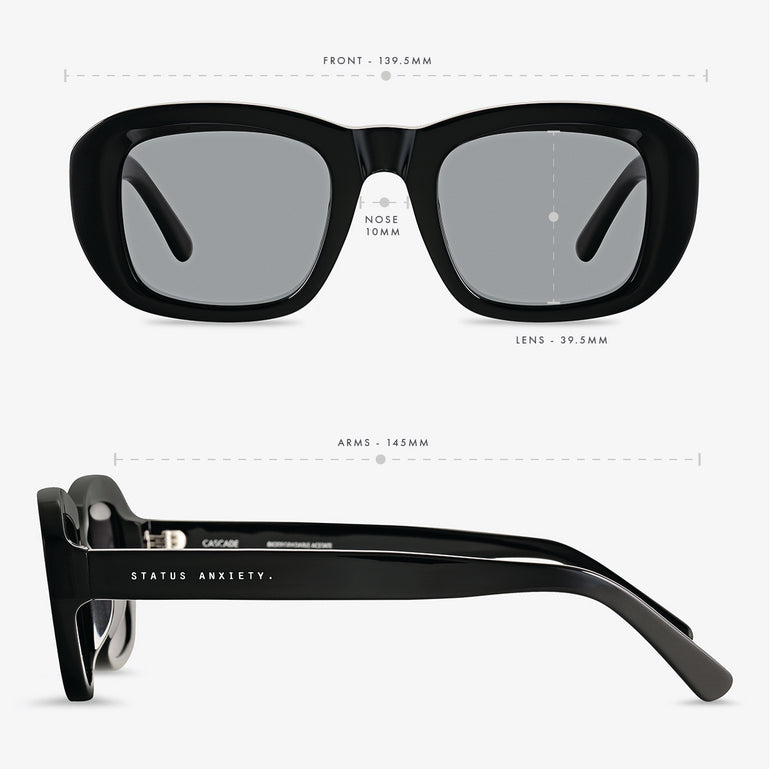 Status Anxiety Cascade Sunglasses Black