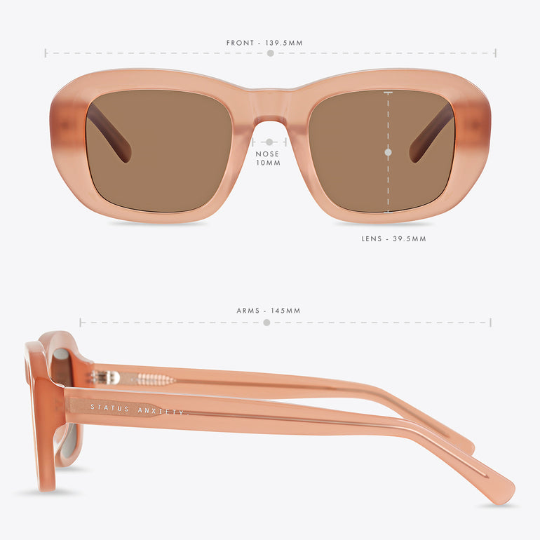 Status Anxiety Cascade Sunglasses Rose