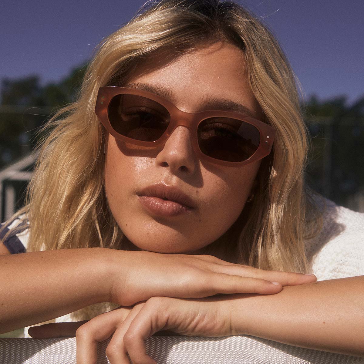 Status Anxiety Luna Sunglasses Rose