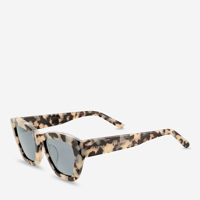 Status Anxiety Mirage Sunglasses White Tort