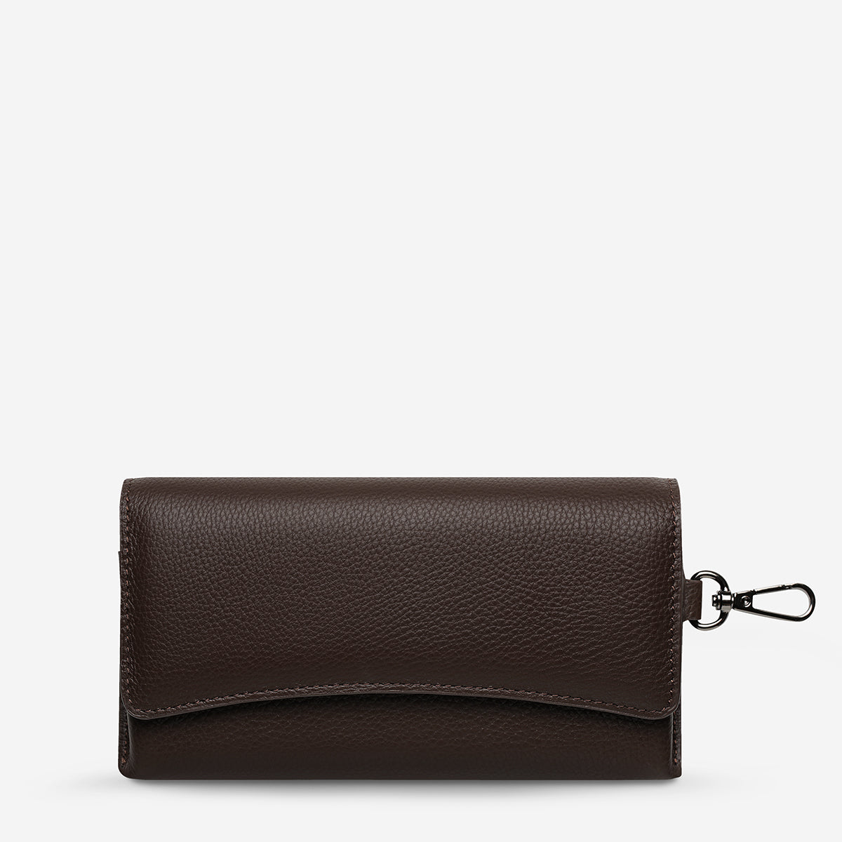 Status Anxiety ‘Into The Ether’ Leather Sunglasses Case Cocoa