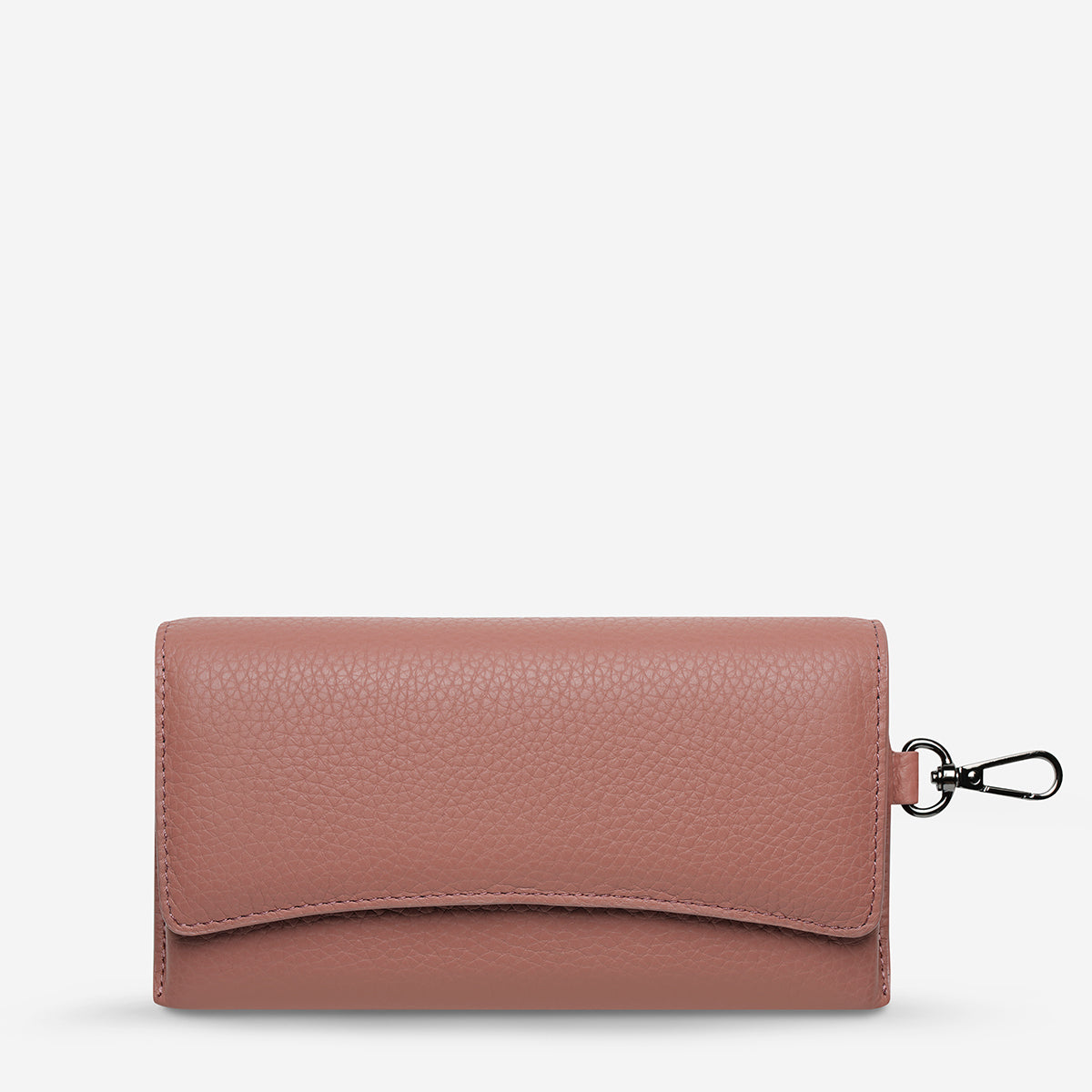 Status Anxiety ‘Into The Ether’ Leather Sunglasses Case Dusty Rose