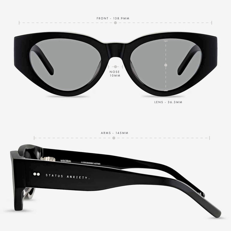 Status Anxiety Visceral Sunglasses Black