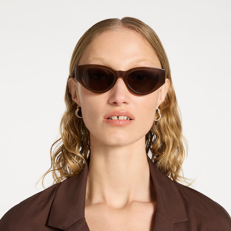 Status Anxiety Visceral Sunglasses Brown