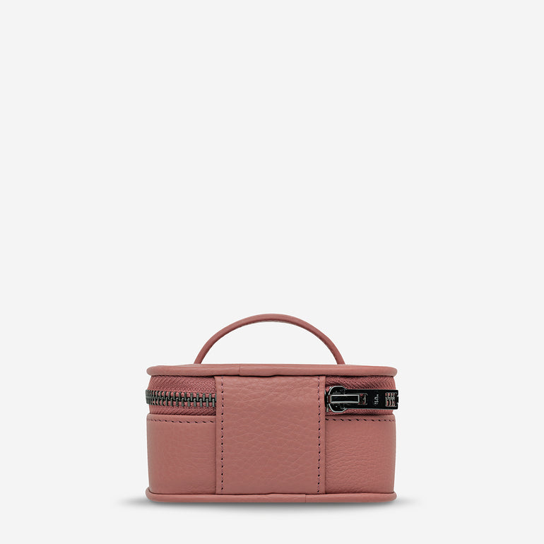 Status Anxiety Heartbreaker Leather Jewellery Case Dusty Rose