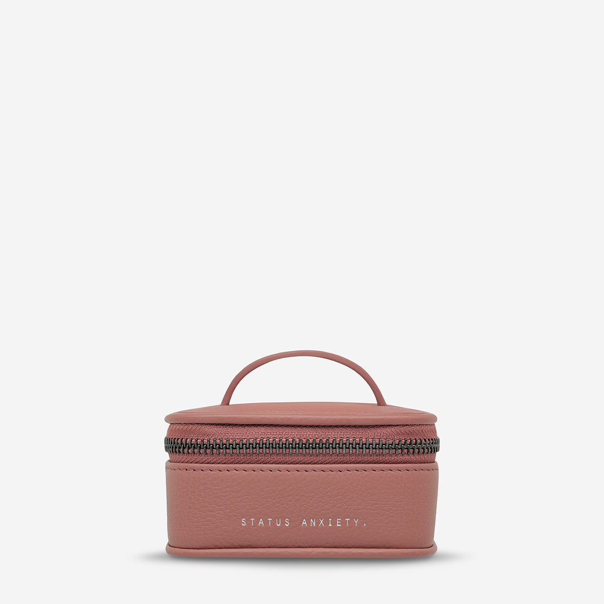 Status Anxiety Heartbreaker Leather Jewellery Case Dusty Rose