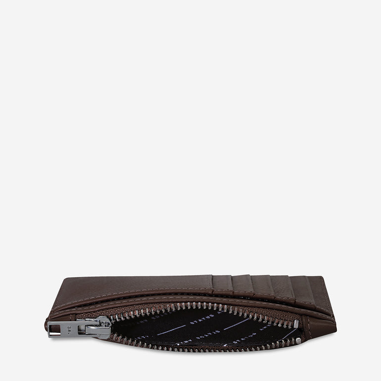 Status Anxiety Avoiding Things Women's Leather Wallet Cocoa