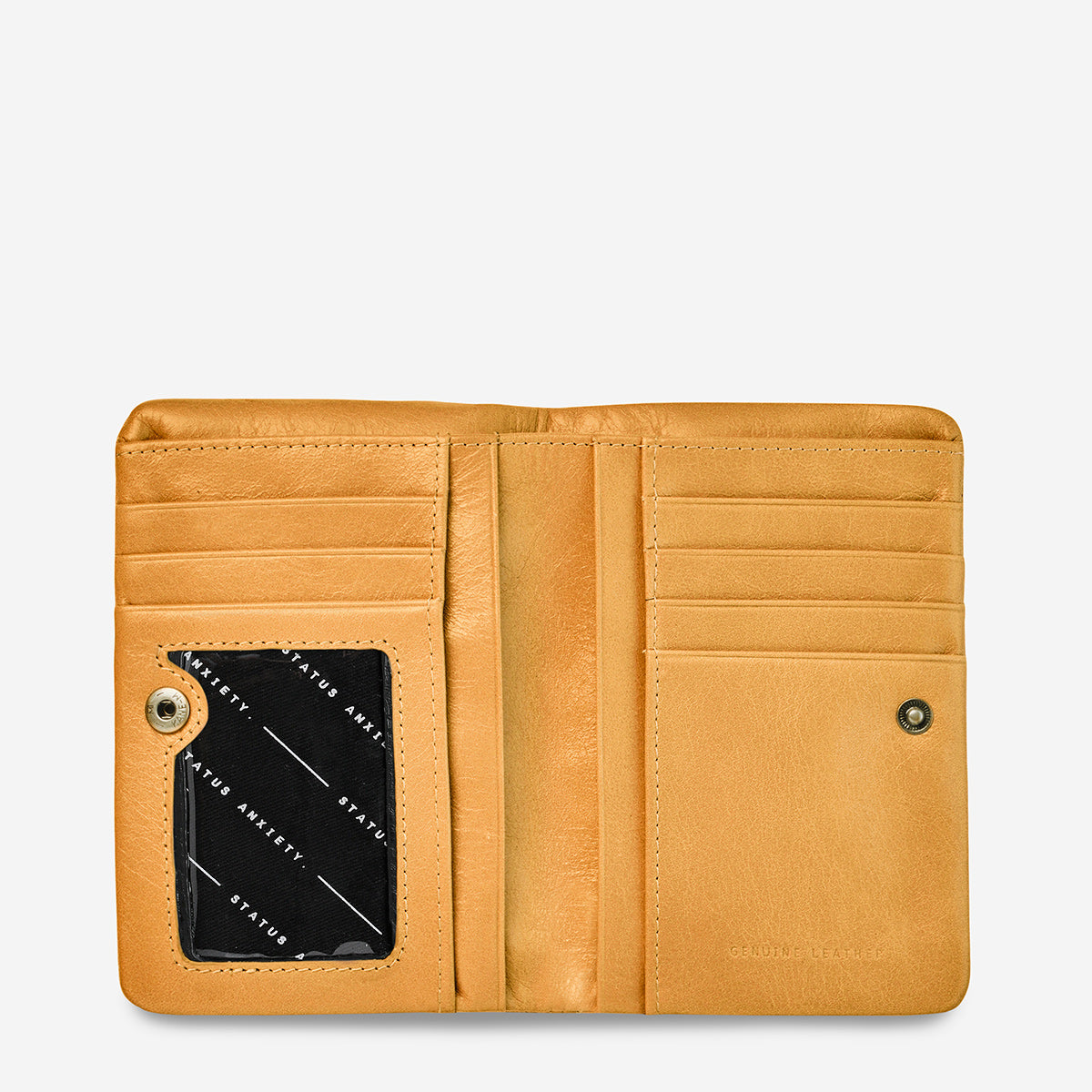 Is Now Better Women's Tan Leather Wallet | Status Anxiety® Official