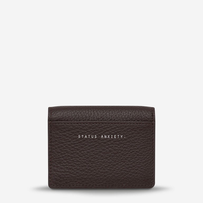 Status Anxiety Lumen Women's Leather Wallet Cocoa