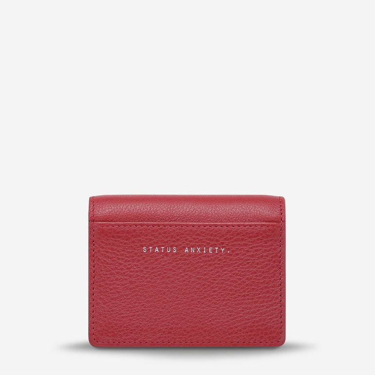 Status Anxiety Lumen Women's Leather Wallet Rouge