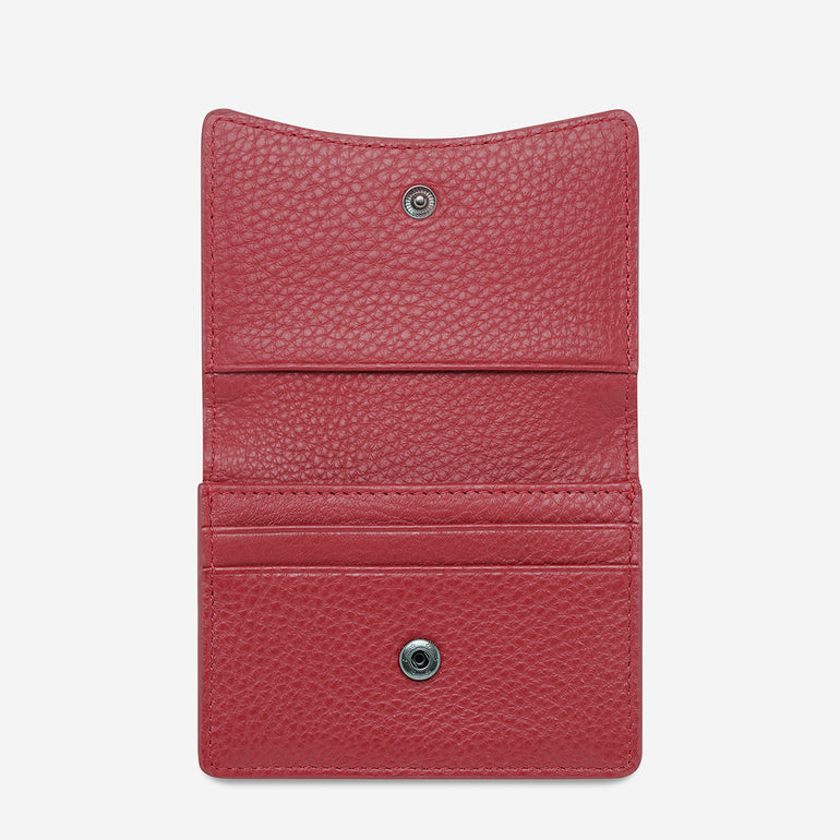 Status Anxiety Lumen Women's Leather Wallet Rouge