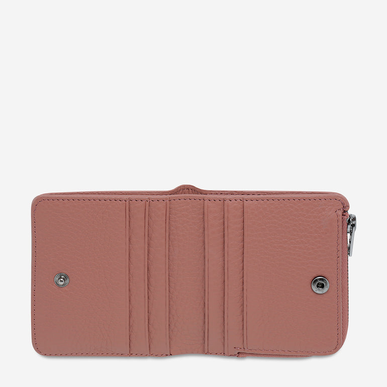 Status Anxiety Sense Of Wonder Women's Leather Wallet Dusty Rose