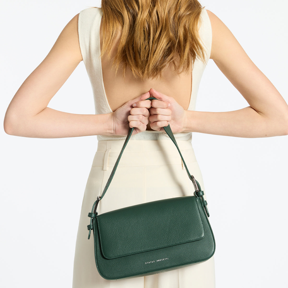 Status anxiety best sale green bag