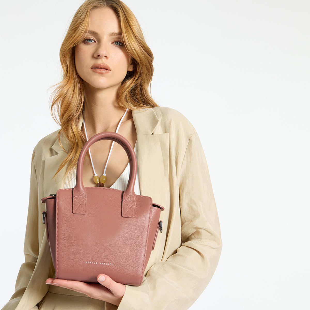 Dusty rose tote bag online