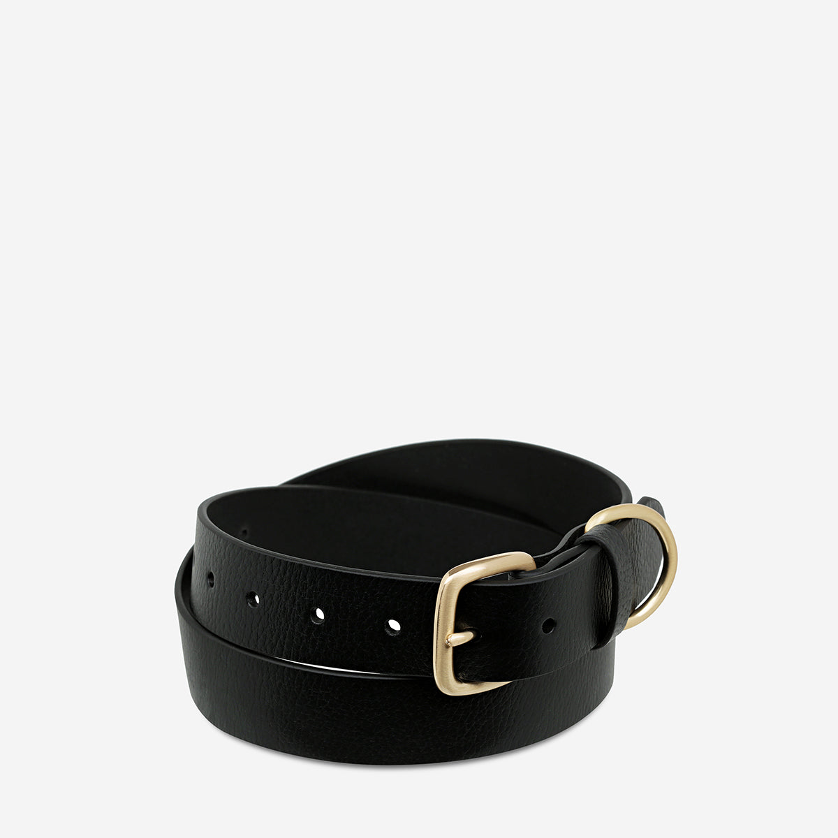 Black and gold womens cheap belt