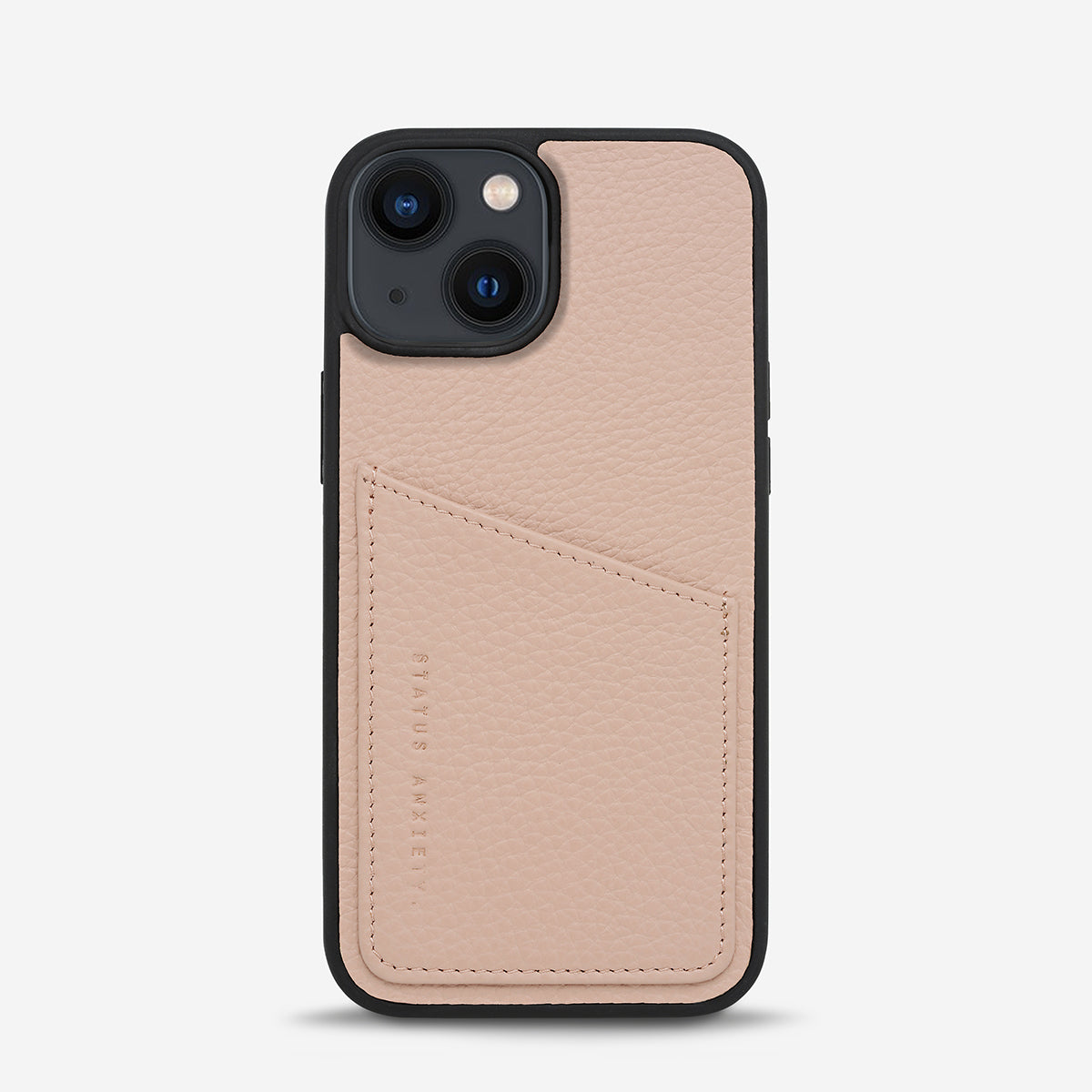 Who's Who Dusty Pink Leather Phone Cases | Status Anxiety®