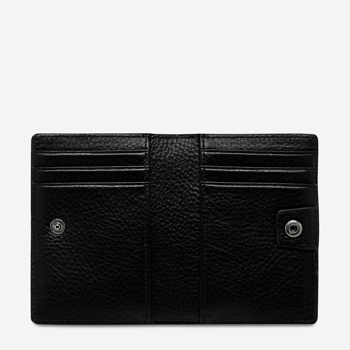 Easy Does It Women's Black Leather Wallet | Status Anxiety®