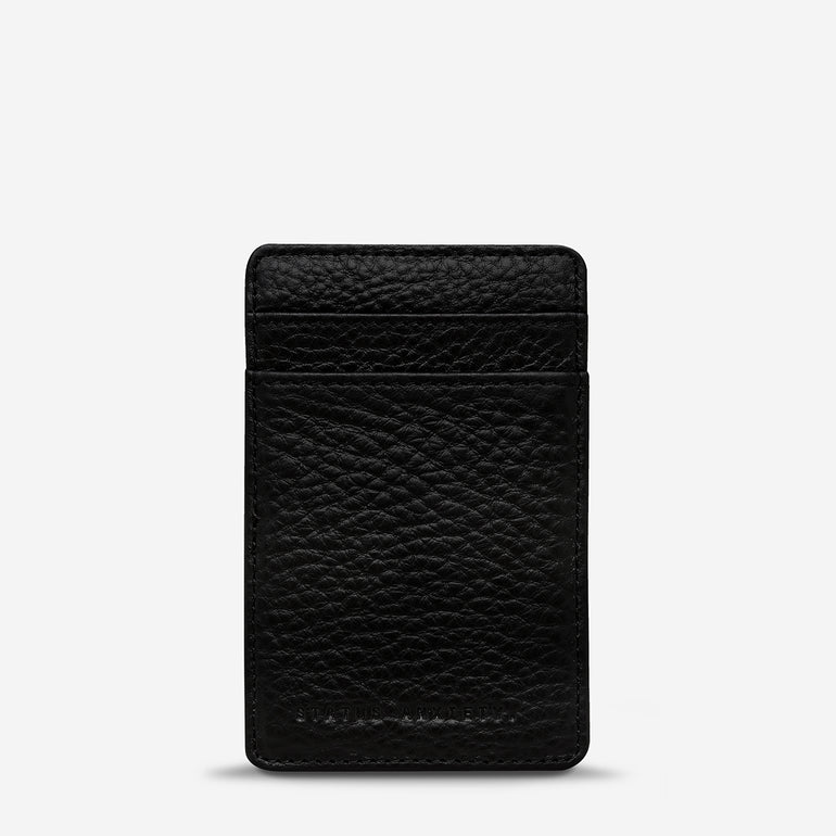 Magic Flip Men's Black Leather Wallet