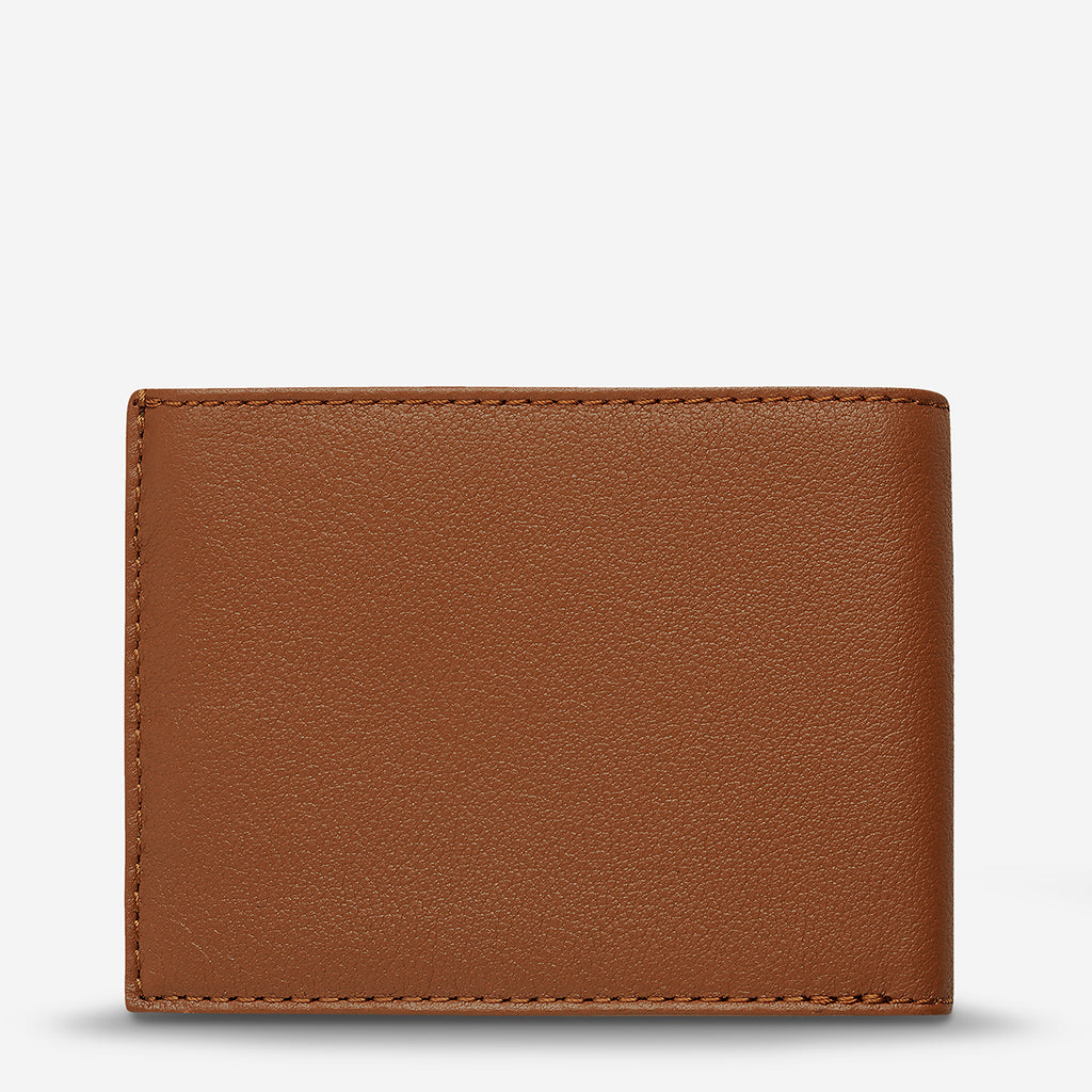 Noah Men's Tri-Fold Camel Leather Wallet | Status Anxiety® Official