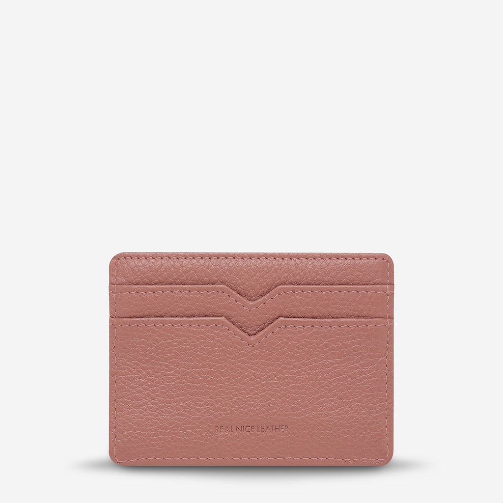 Together for Now Women's Dusty Rose Leather Wallet | Status Anxiety®